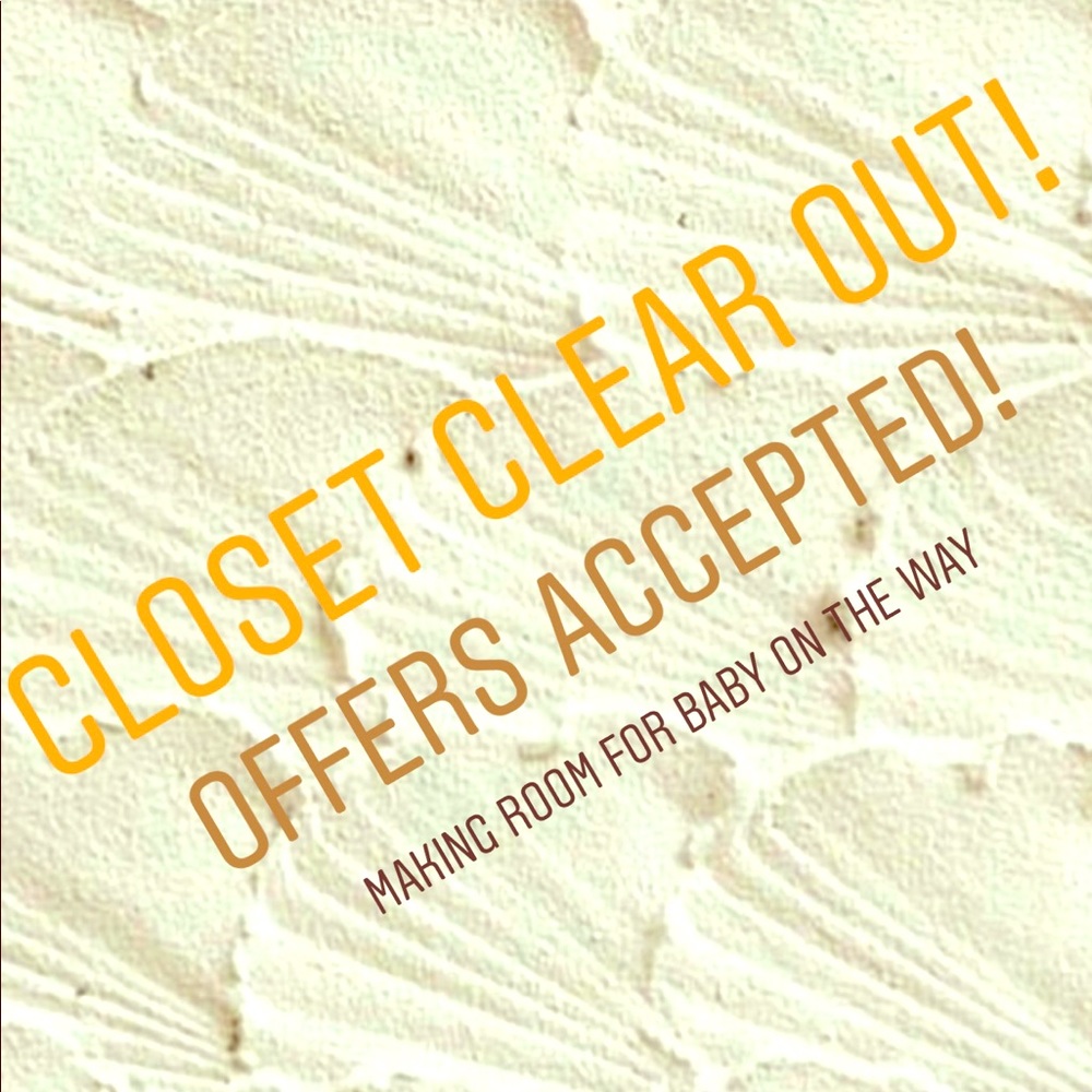 Closet clear out! ✨